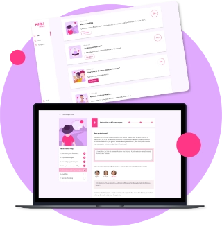 PINK! Leben auf Laptop und Smartphone
