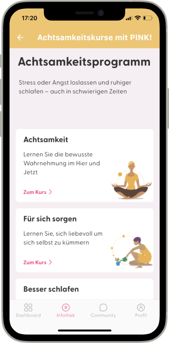 Hilfe bei der Reduzierung der psychischen Belastung