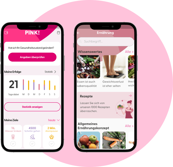 PINK! Coach jetzt testen oder Infomaterial bestellen